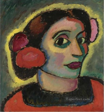 表現主義 Painting - スペイン人女性 アレクセイ・フォン・ヤウレンスキー 表現主義